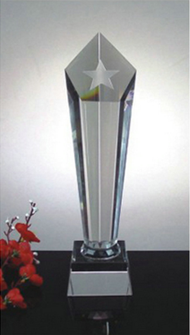 水晶獎杯