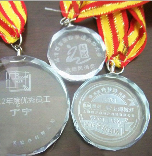 水晶獎牌